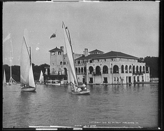 Belle Isle Boat Club 1905 - Historical Photos of Detroit - Atlas Obscura Blog