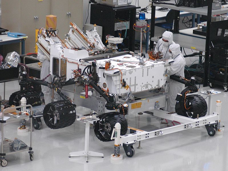 MSL Rover - California Clean Room - JPL - Atlas Obscura Blog
