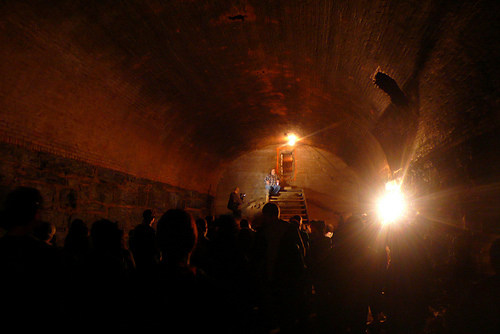 Obscura Day in the Atlantic Avenue subway tunnel