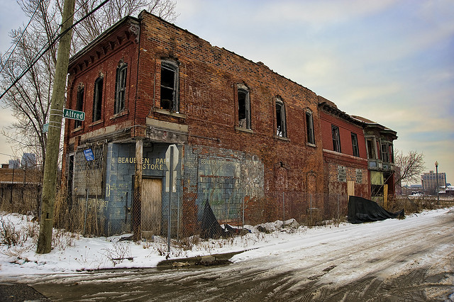 Detroit Ruins - Photo History of Detroit Then & Now - Atlas Obscura
