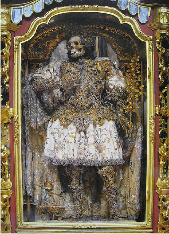 Decorated Skeletons of Waldsasen Basilica - Atlas Obscura Blog