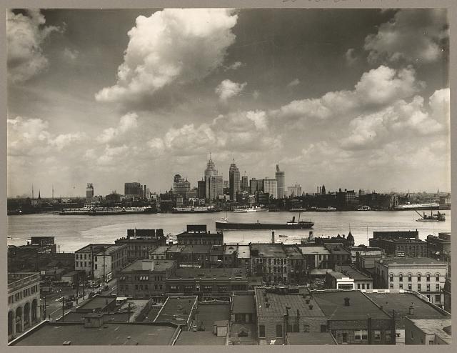 Detroit Skyline 1924 - Photo History of Detroit - Atlas Obscura Blog